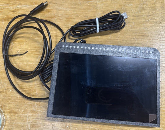 8” Sim Racing Dash Display for Simagic, Moza & Fanatec | Aluminum Profile Mount