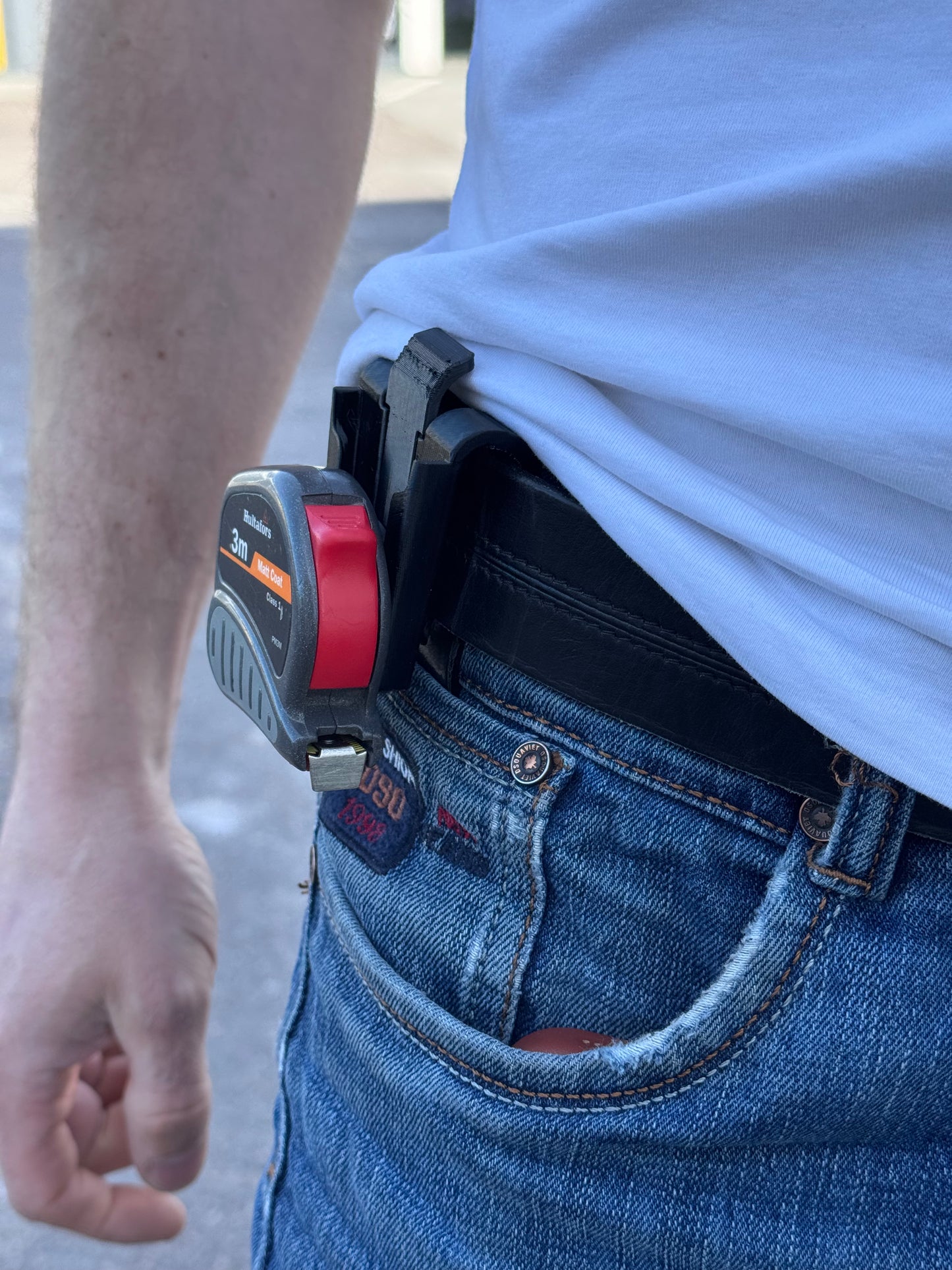 DIGITAL Belt quick-clip for measuring tape