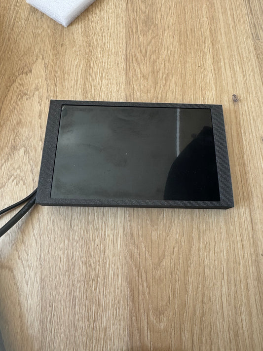 7" Simaracing dash for Simagic, Moza, Fanatec and aluminum profile