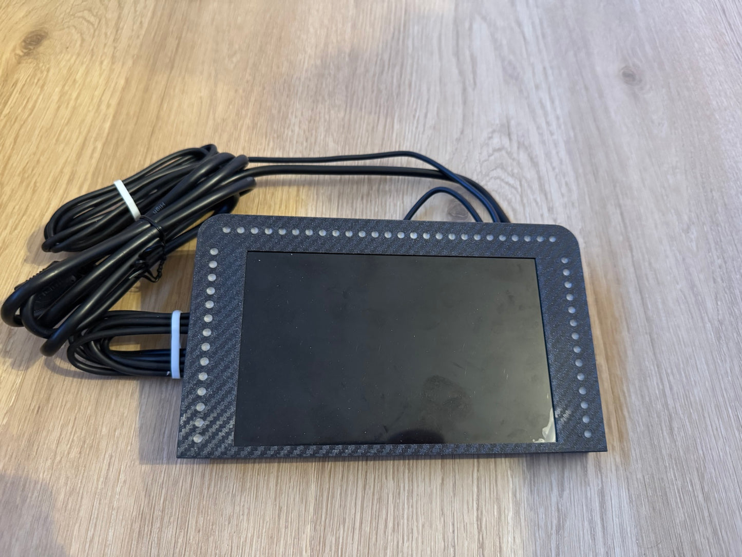 7” Sim Racing Dash Display for Simagic, Moza & Fanatec | Aluminum Profile Mount
