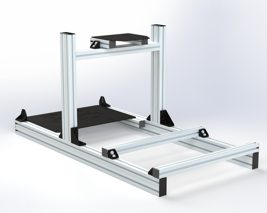 SimRig with universal mounting plates