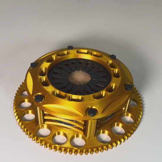 3D printed clutch style automotive coaster set